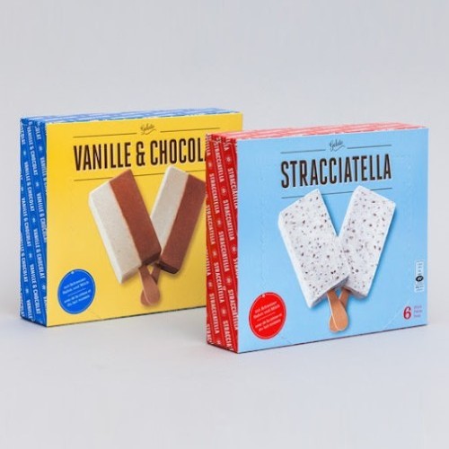 ice cream box packaging design