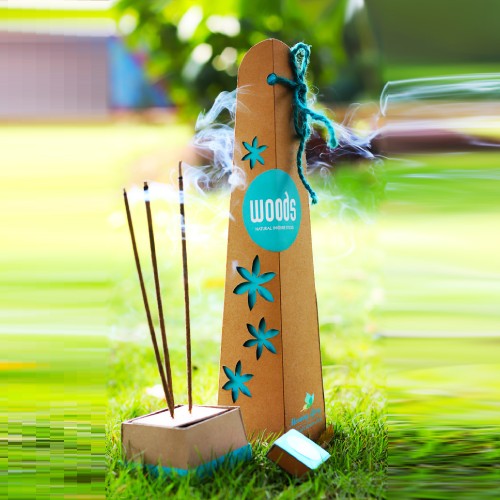 incense sticks box packaging design