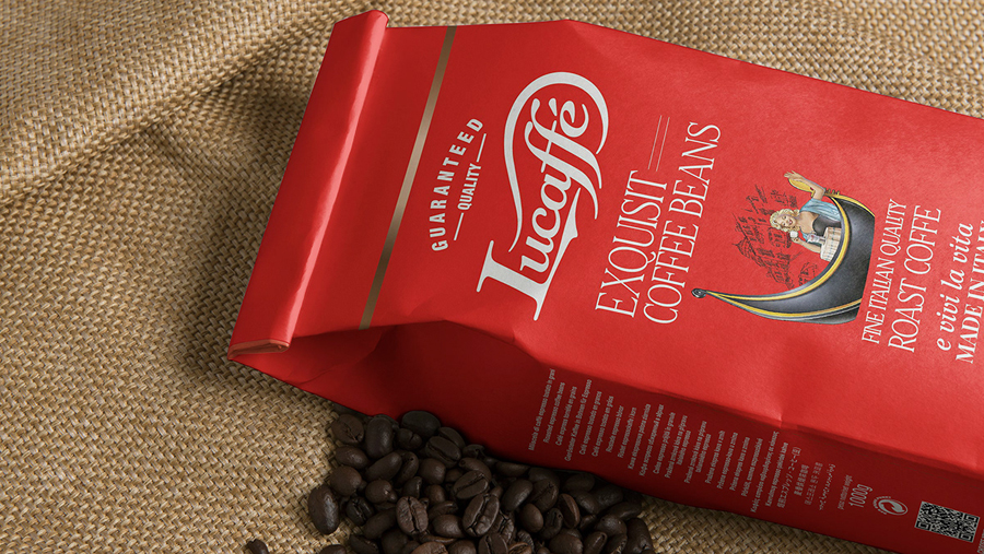 Lucaffe italian cooffee packaging