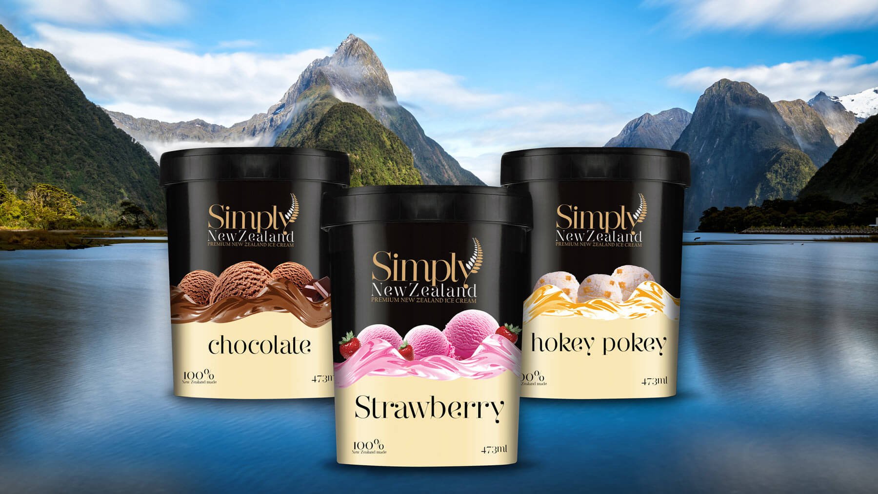 new zealand icecream packaging