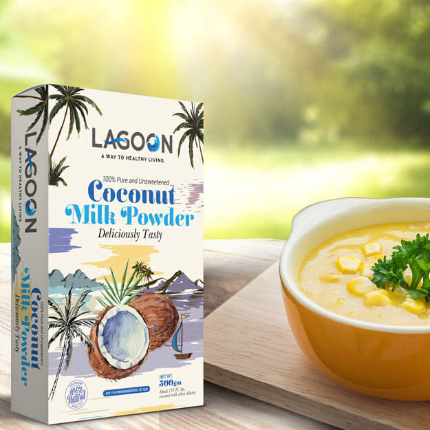 coconut milk powder package