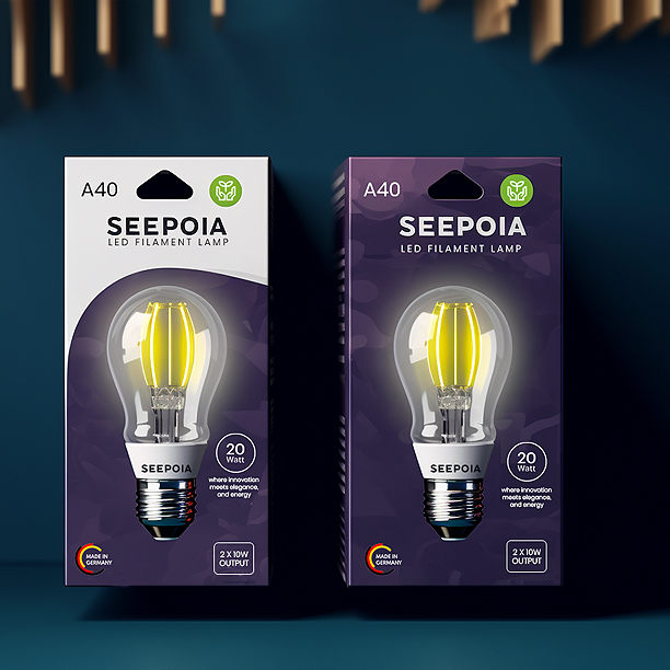 LED Bulb Packaging Design