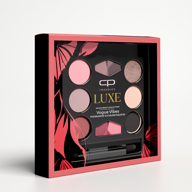 eye shadow cosmetics packaging design