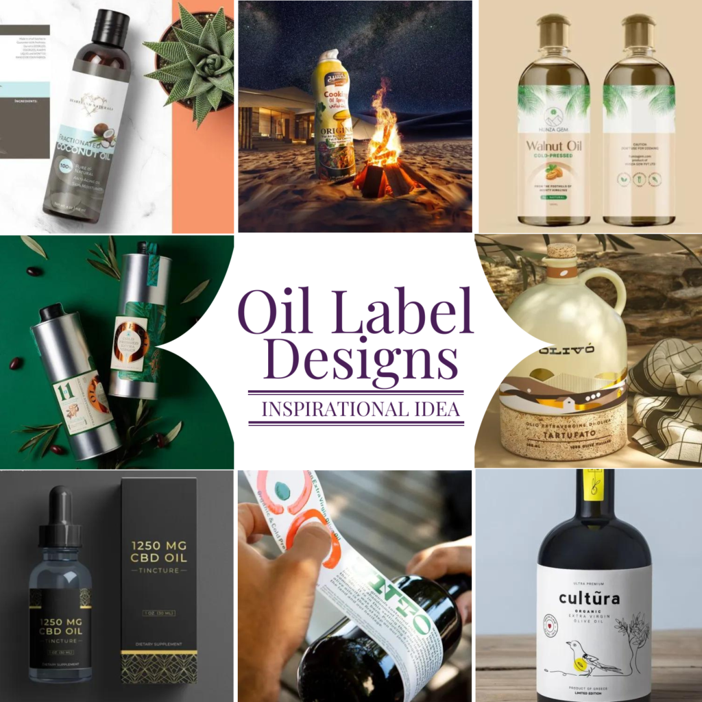  Oil Label Designs