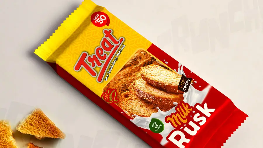 Modern rusk packaging