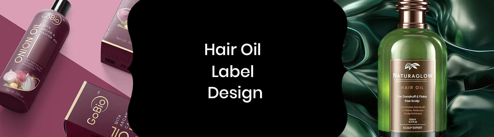 hair oil packaging design