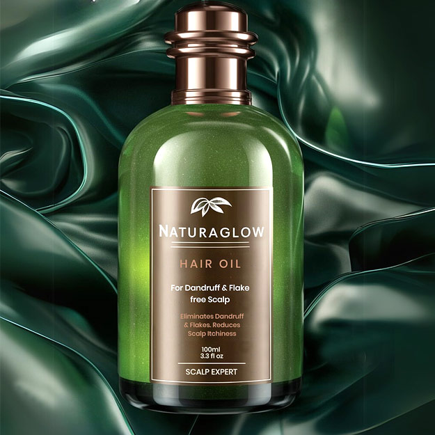 luxury hair oil label design