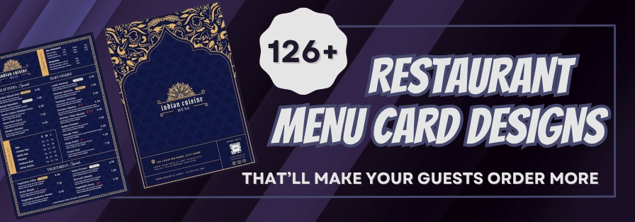 Restaurant Menu Card Design