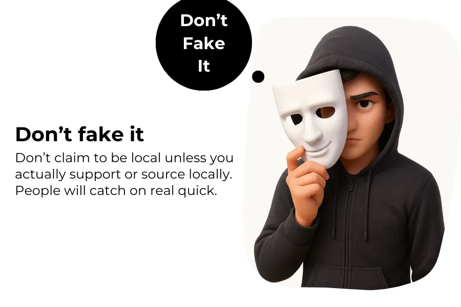 Don’t fake it