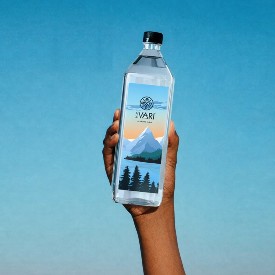 mineral water bottle design