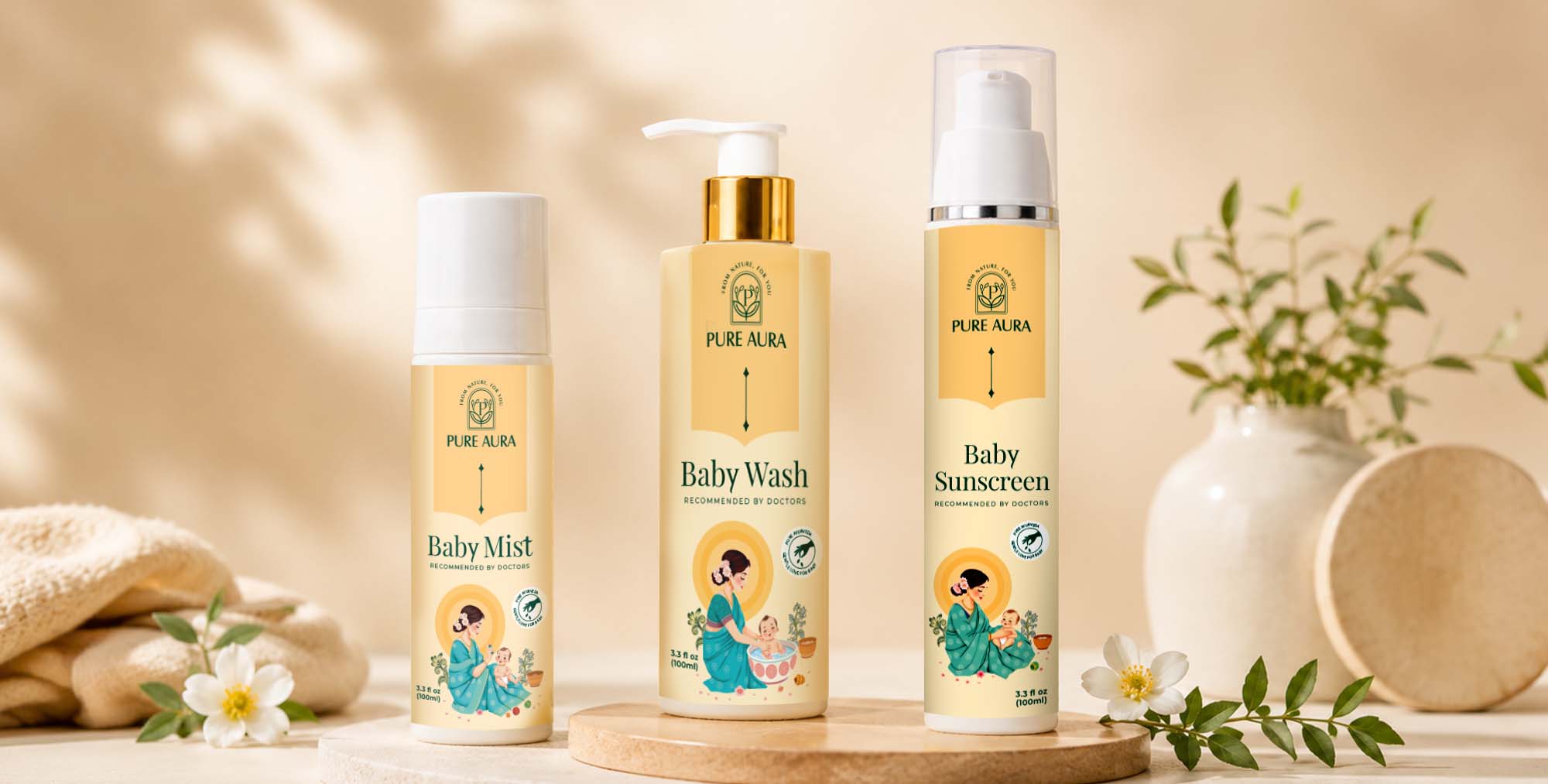 baby care packaging design