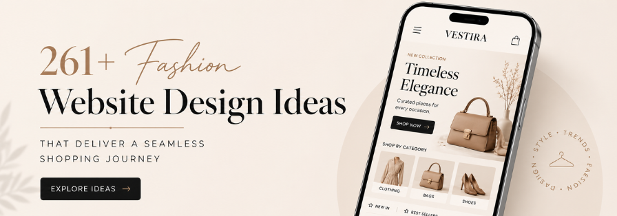 Fashion website design ideas