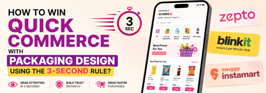 Quick commerce Packaging Design
